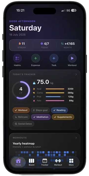 Organizr Home on iPhone