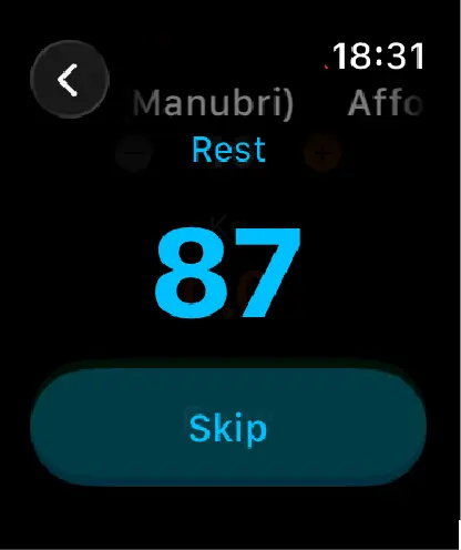 Checking off a habit from Apple Watch with Organizr